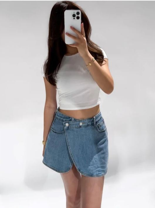 Redefined Demin Skort